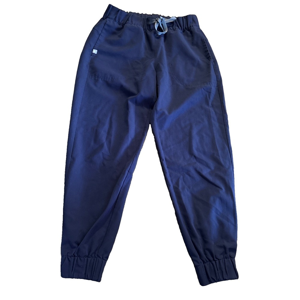 Figs Scrubs Womens X-Small Blue Jogger Technical‎ Collection 27" Inseam S9